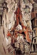 Delaunay, Robert Eiffel Tower oil on canvas
